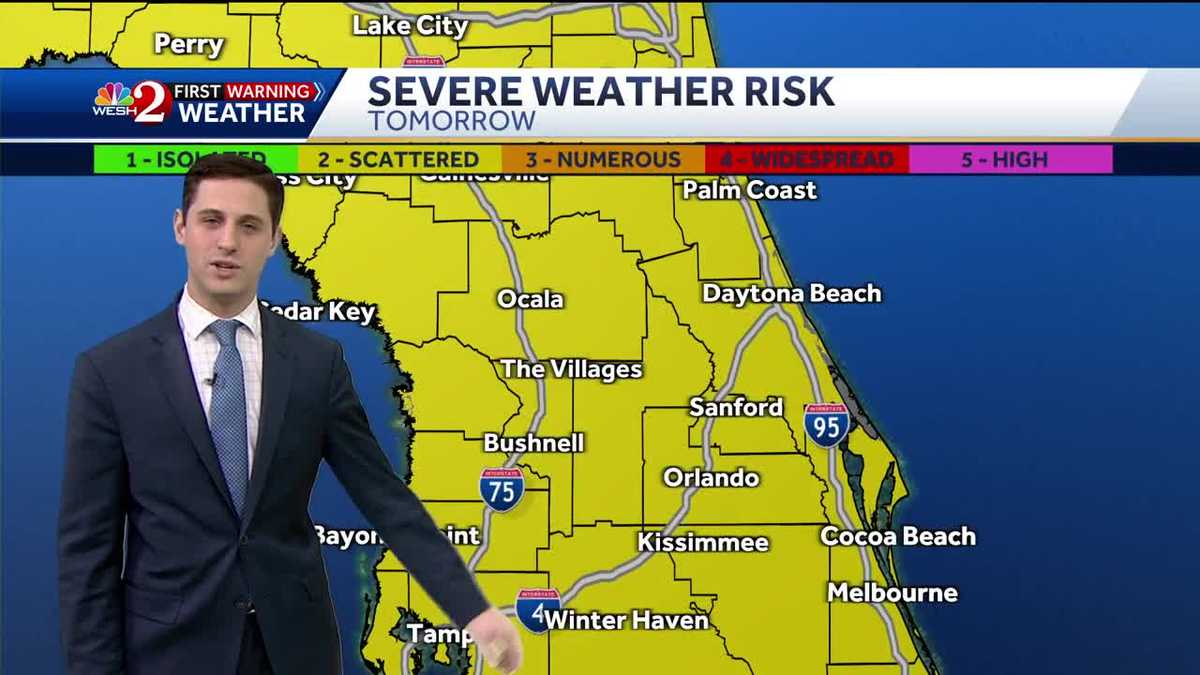 Storms roll through Central Florida