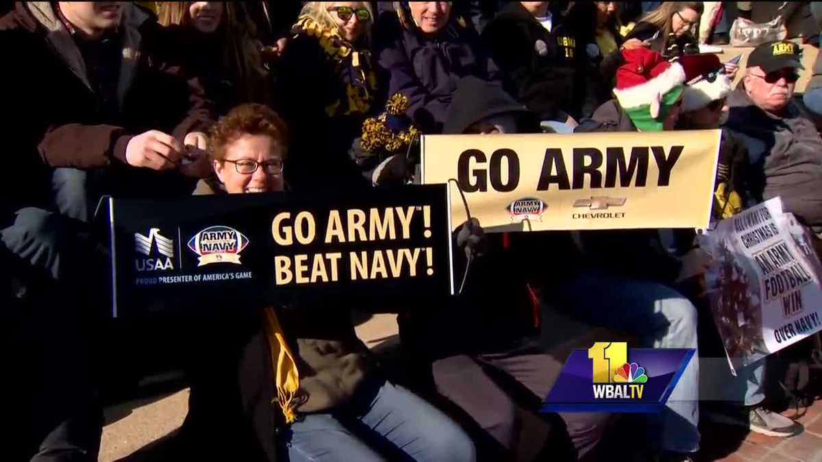 Video: Army-Navy rivalry matchup puts Baltimore in college football ...