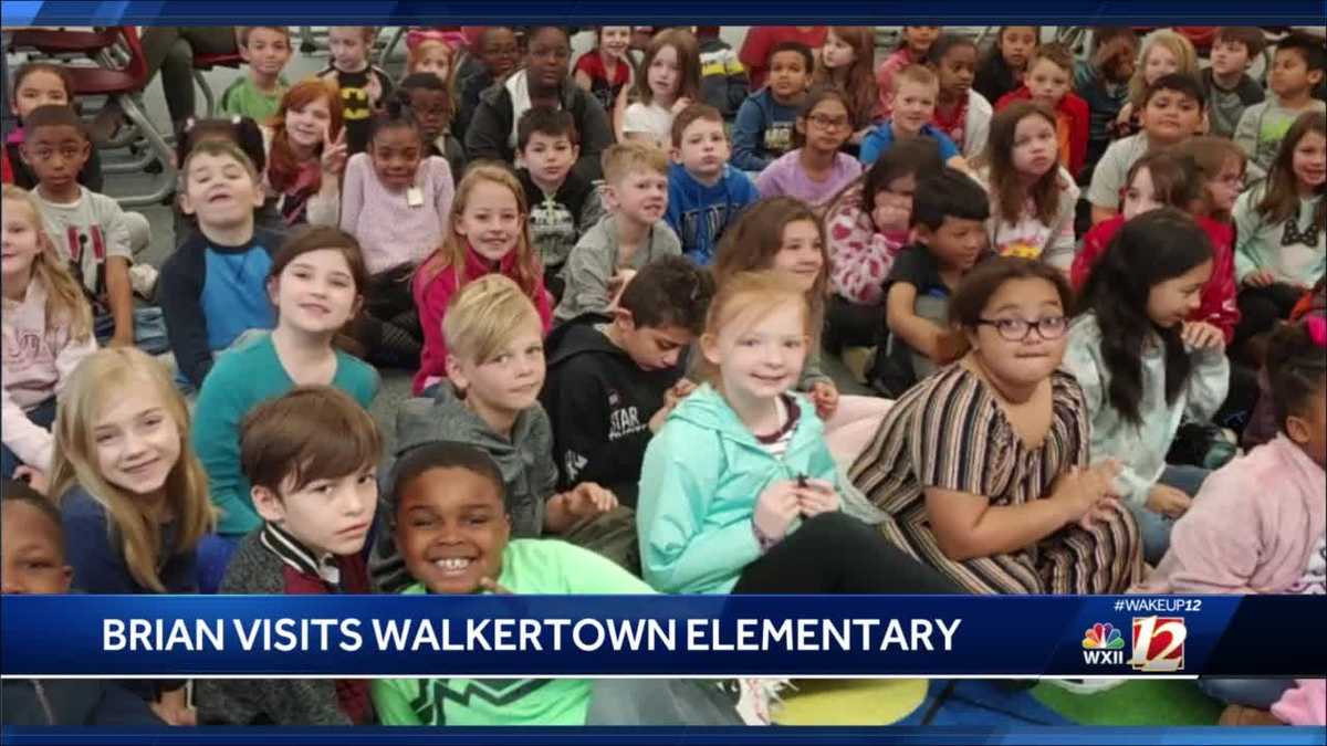 Brian visits Walkertown Elementary