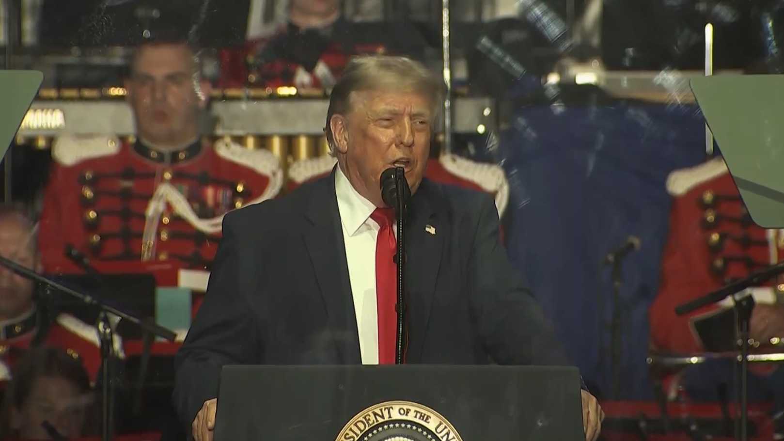 President Trump kicks off Great American State Fair with campaign-style speech