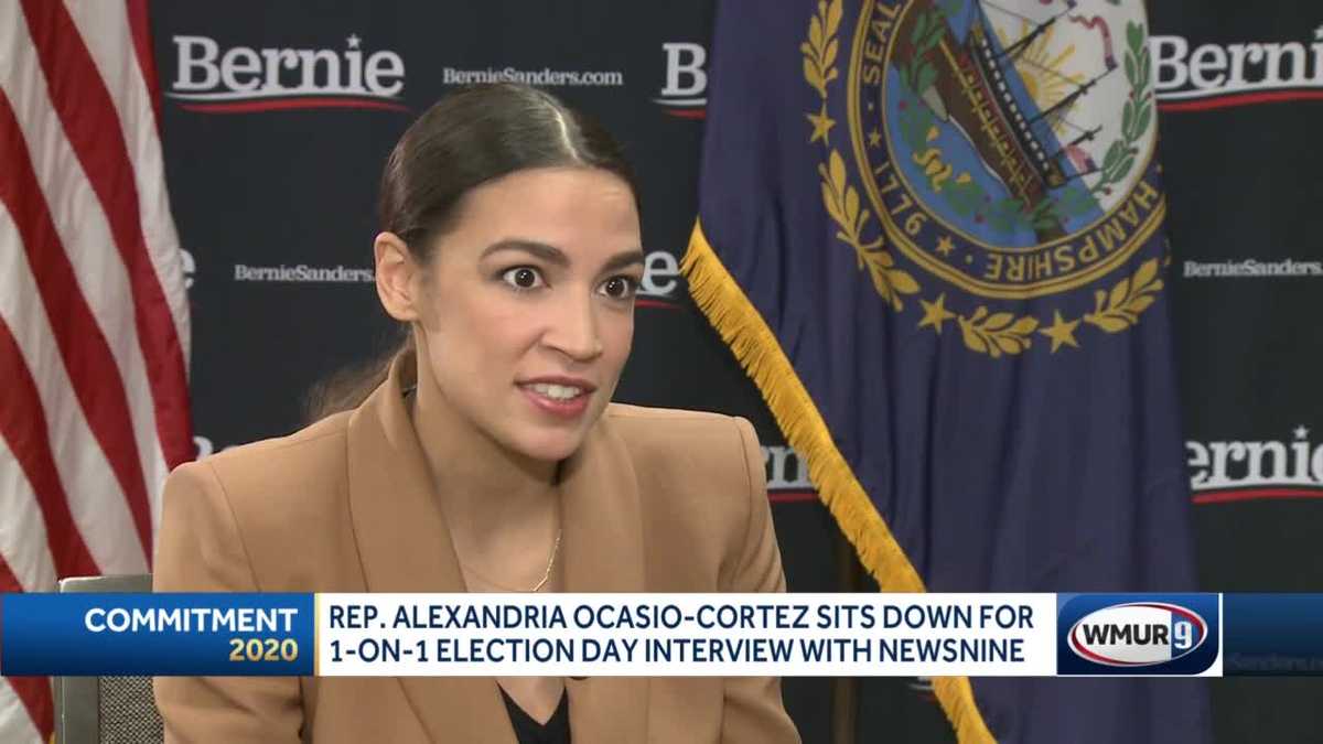 Ocasio-Cortez campaigns in NH for Sanders