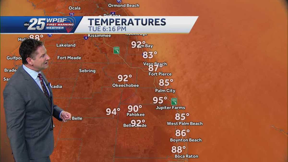 Warm tonight, hot tomorrow