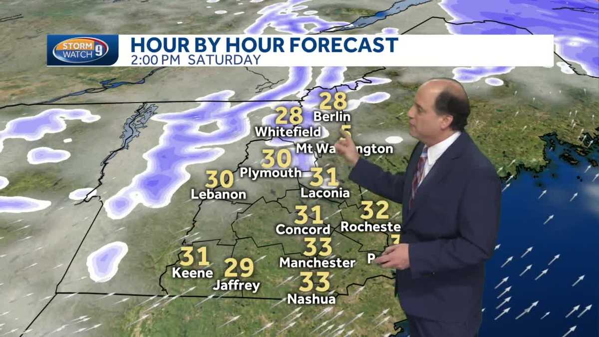 Watch: Heavy rain moves out as temps turn colder
