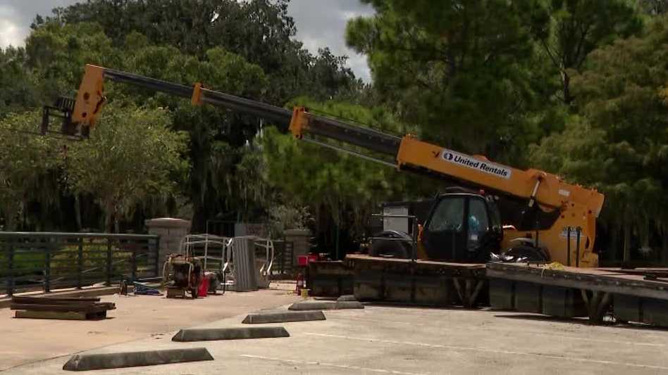 Construction underway on new floating dock in St. Cloud