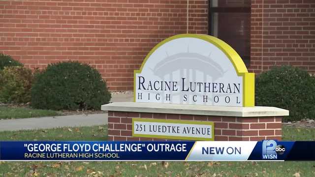 'George Floyd Challenge' causes outrage at Racine Lutheran - Vimarsana News