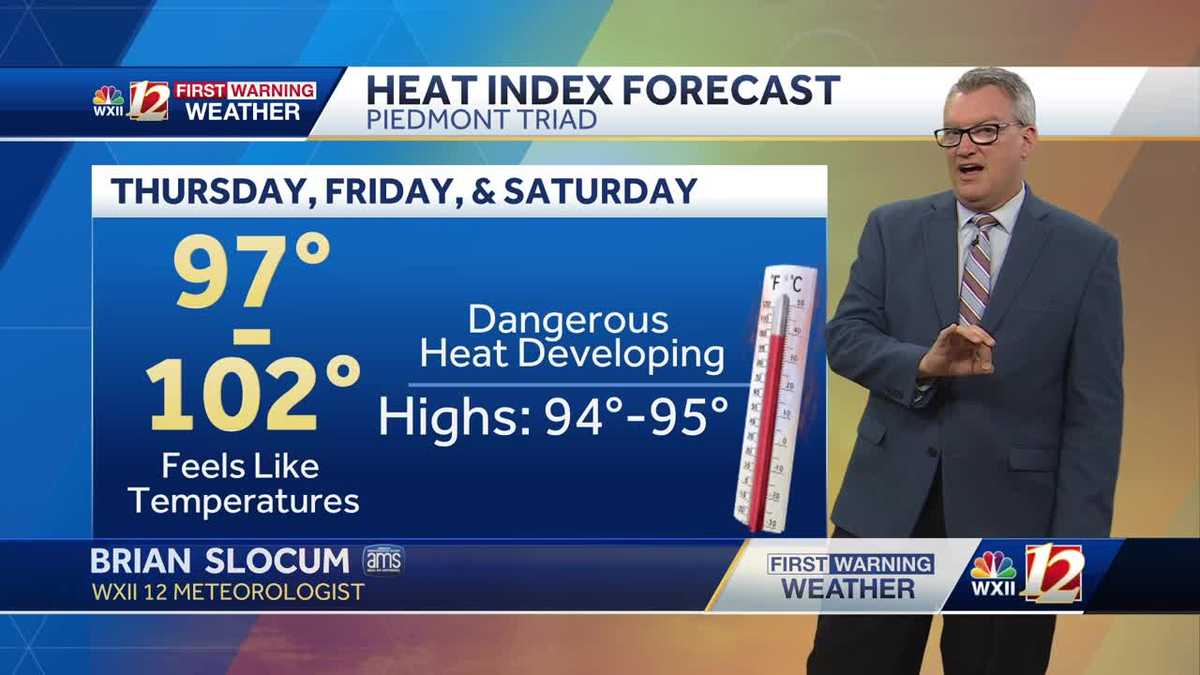 WATCH: Dangerous heat builds through the weekend