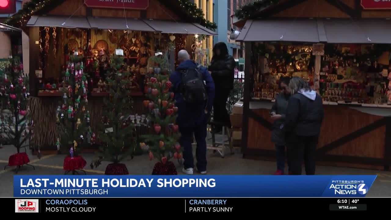 wtae.com - Carlos Cristian Flores - Last-minute shoppers take in last day of People's Gas Holiday Market