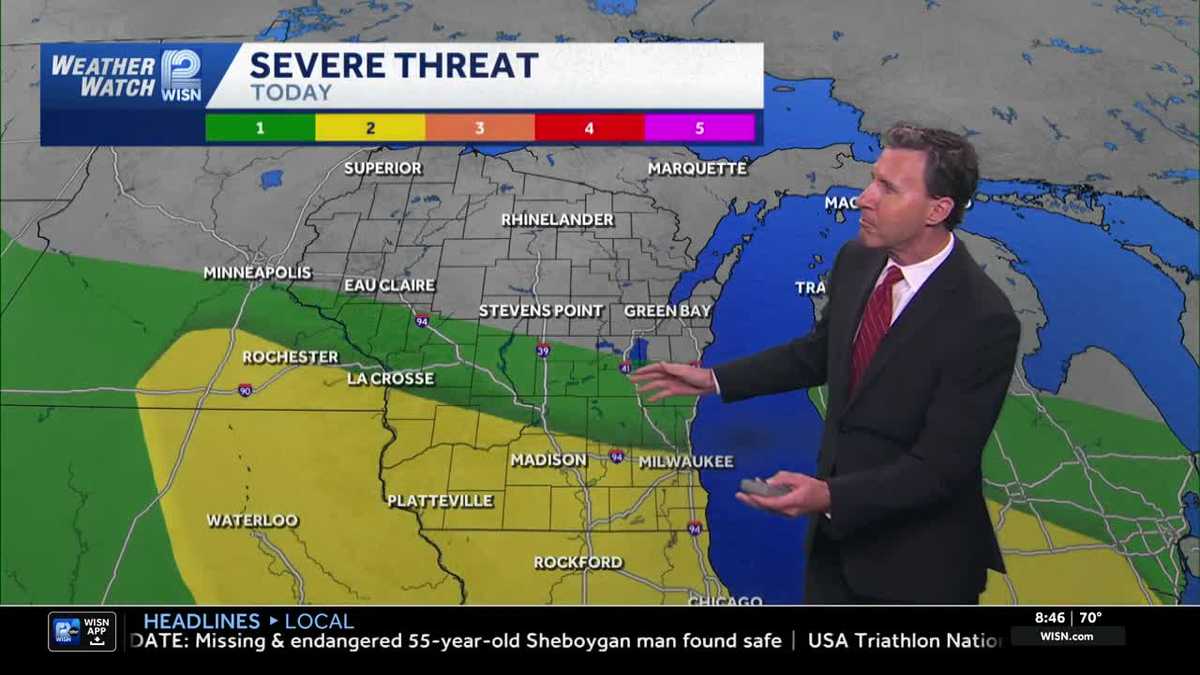 Impact Day: Severe storms possible Sunday in southeast Wisconsin