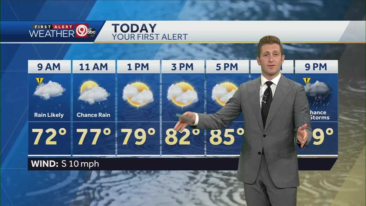 Rain continues Saturday morning, afternoon looks drier