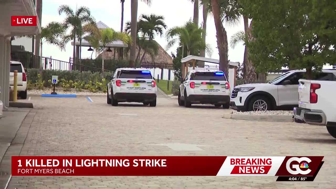 Fort Myers Beach lightning strike leaves 1 dead, multiple injured