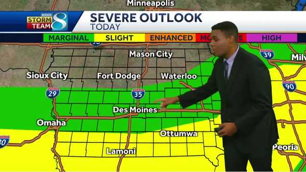weather aware: severe storms possible friday afternoon