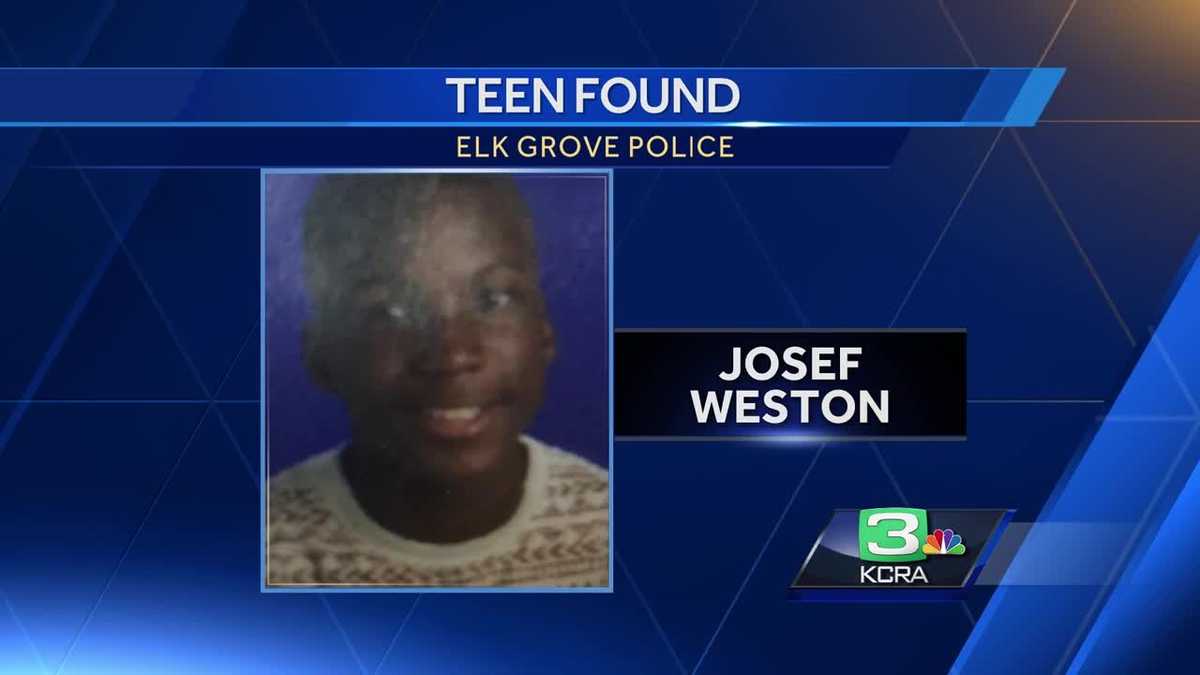 Missing Elk Grove Teen Found Safe After 7 Hours 