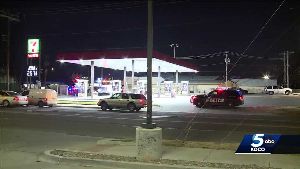 Oklahoma City police investigate assault outside gas station