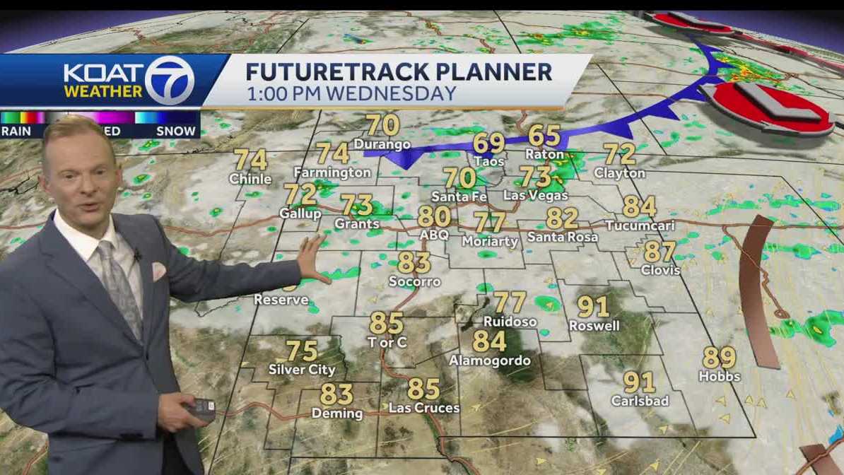 Increasing rain for New Mexico with severe storms possible east