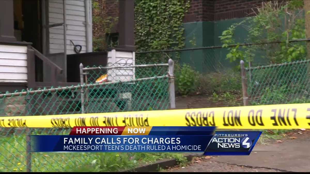 Family calls for charges in McKeesport teen's death