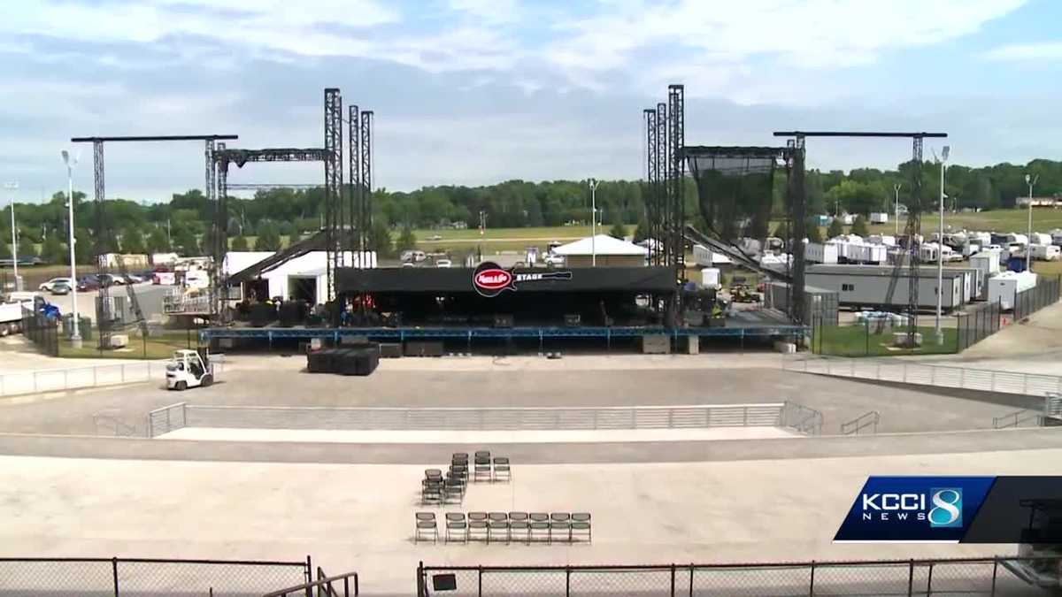 Grandstand improvements nearly finished as Iowa State Fair approaches