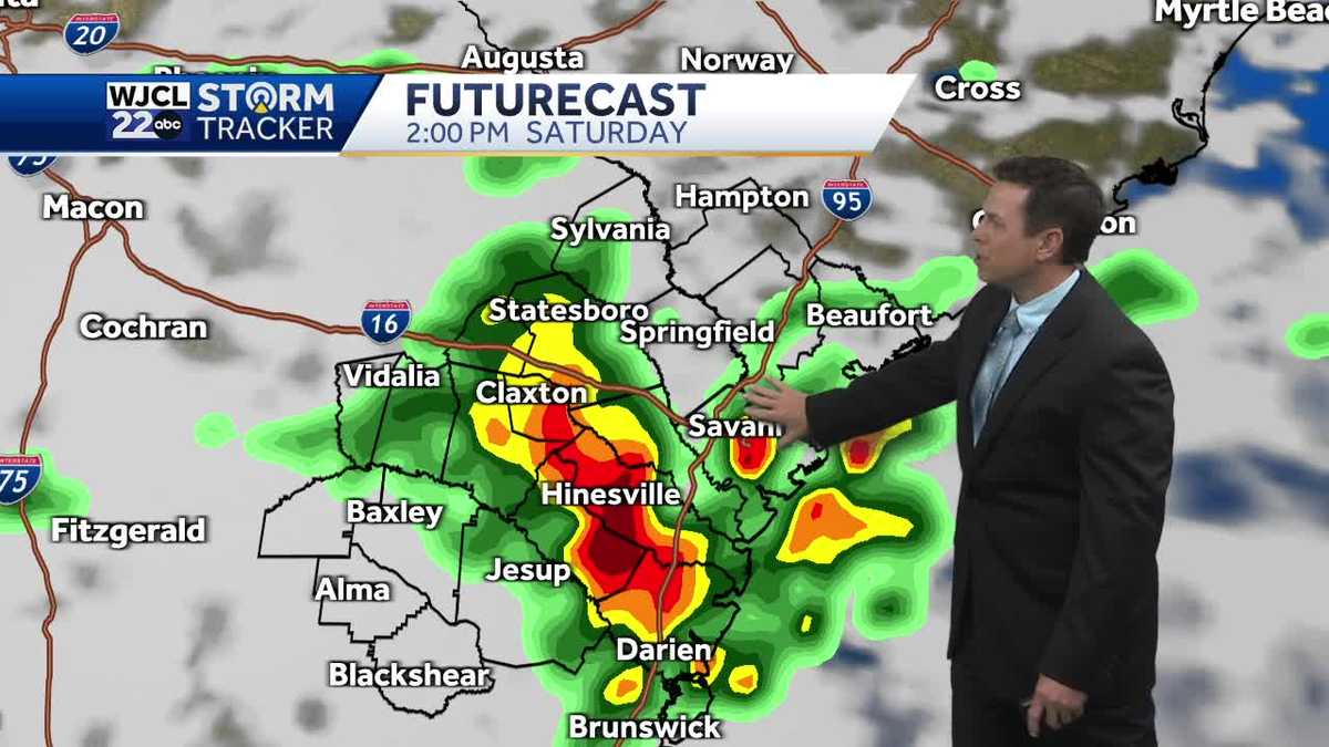 Impact Day Saturday: The timing for the chance for severe storms - WJCL