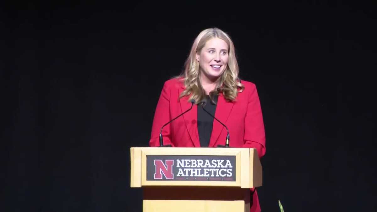 Nebraska introduces new volleyball coach Dani Busboom Kelly - KETV