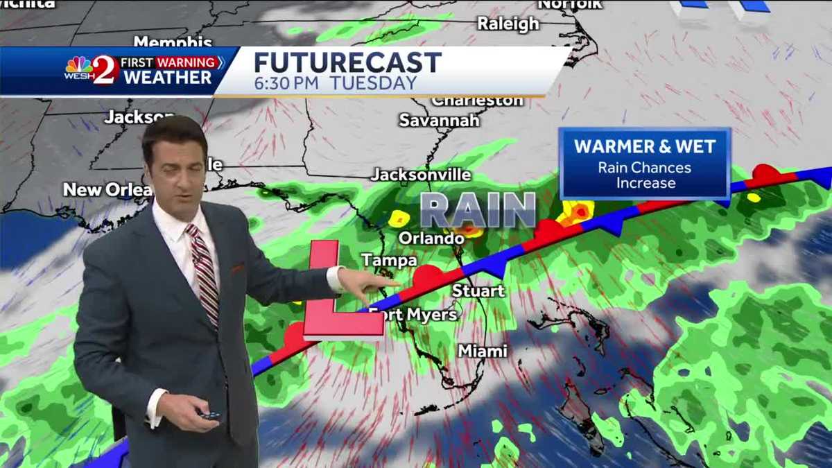 Active weather pattern setting up late weekend into next week.