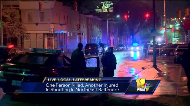Video: One  dead, another injured in NE Baltimore shooting