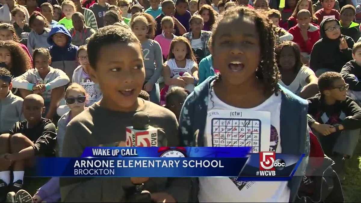 Wake Up Call from Arnone Elementary School in Brockton