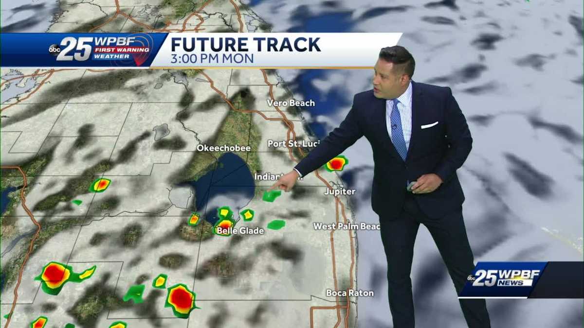 A weak cool front on the way