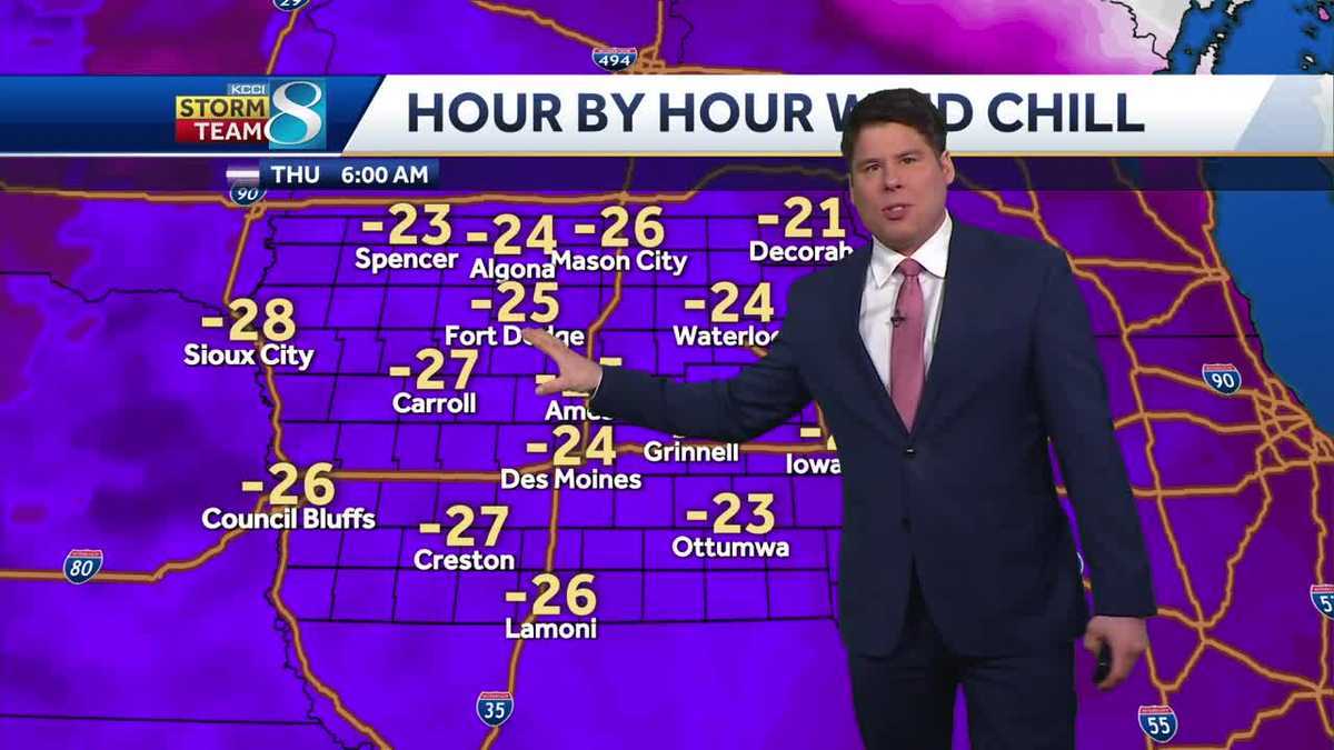 Iowa weather forecast: Extreme cold continues in Des Moines