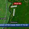 Driver charged after police pursuit from Vermont to New Hampshire