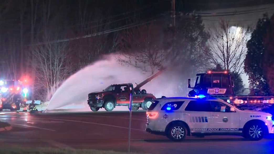 Crash causes propane leak in Hampstead, New Hampshire