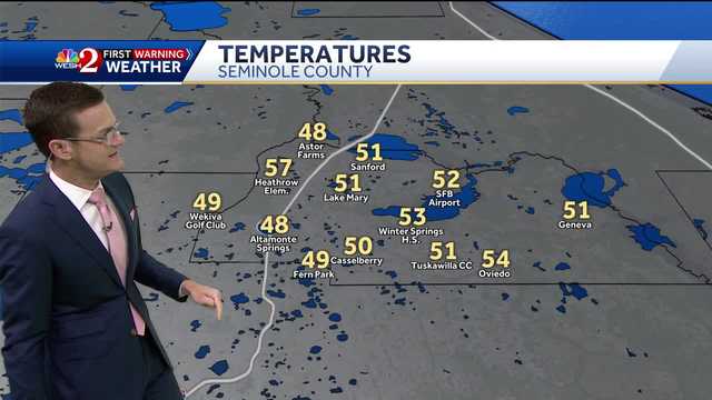 Chilly morning ahead of coldest afternoon, night since January