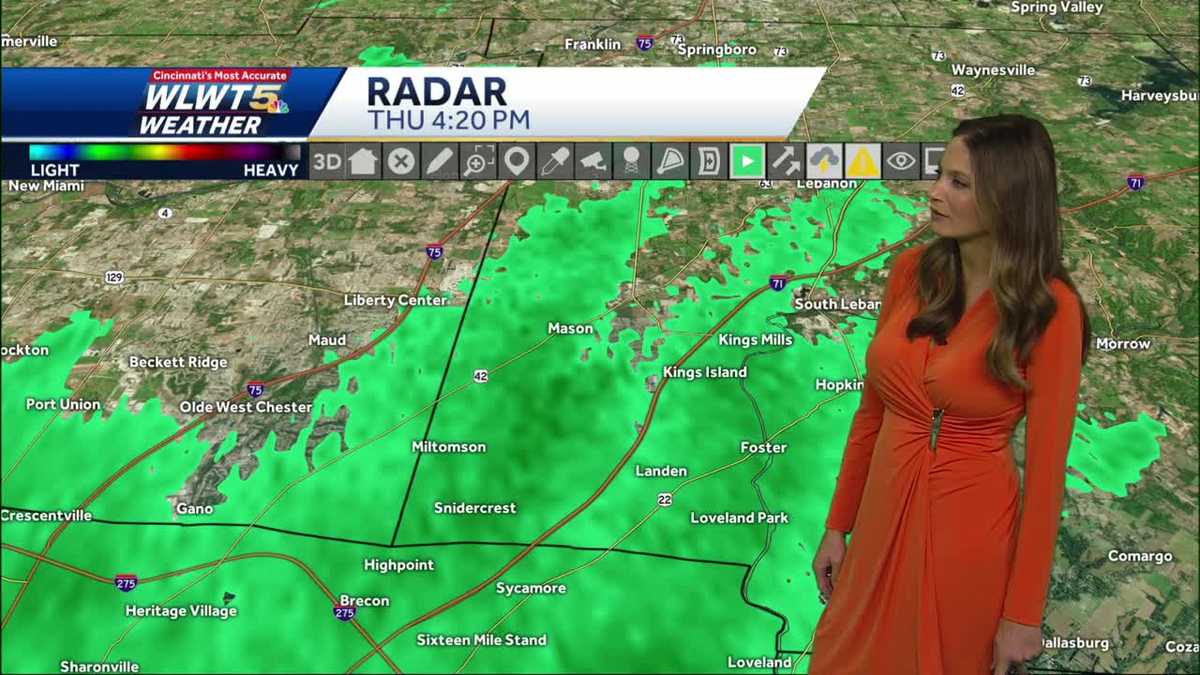 Showers falling on Halloween