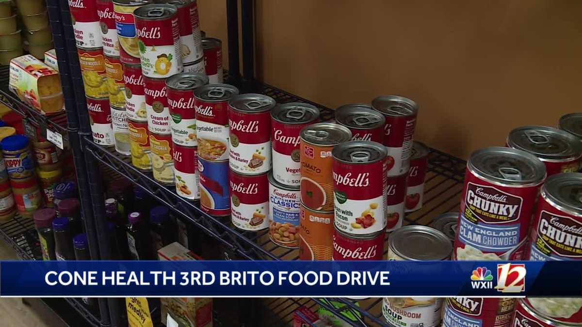Cone Health's MedCenter for Women hosts third Brito Food Drive