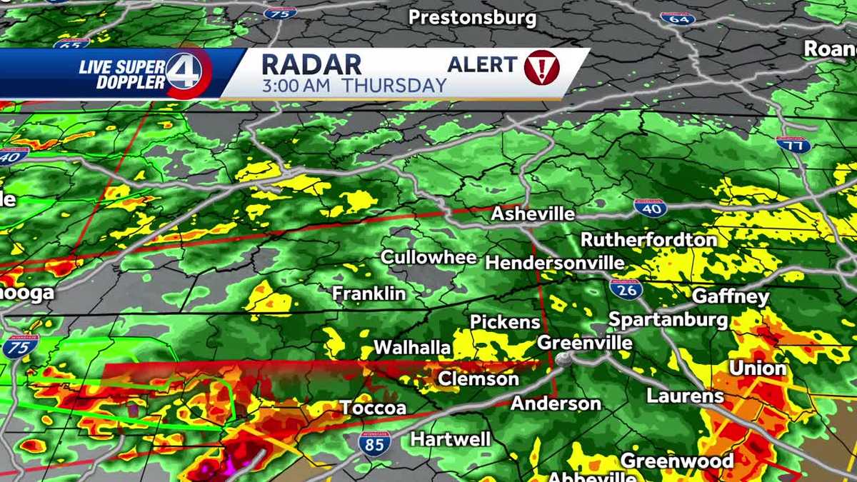 Severe storms possible through Thursday morning