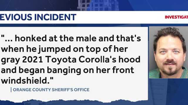 Suspect jumped on woman's car 30 minutes before ambush attack on Central Florida expressway