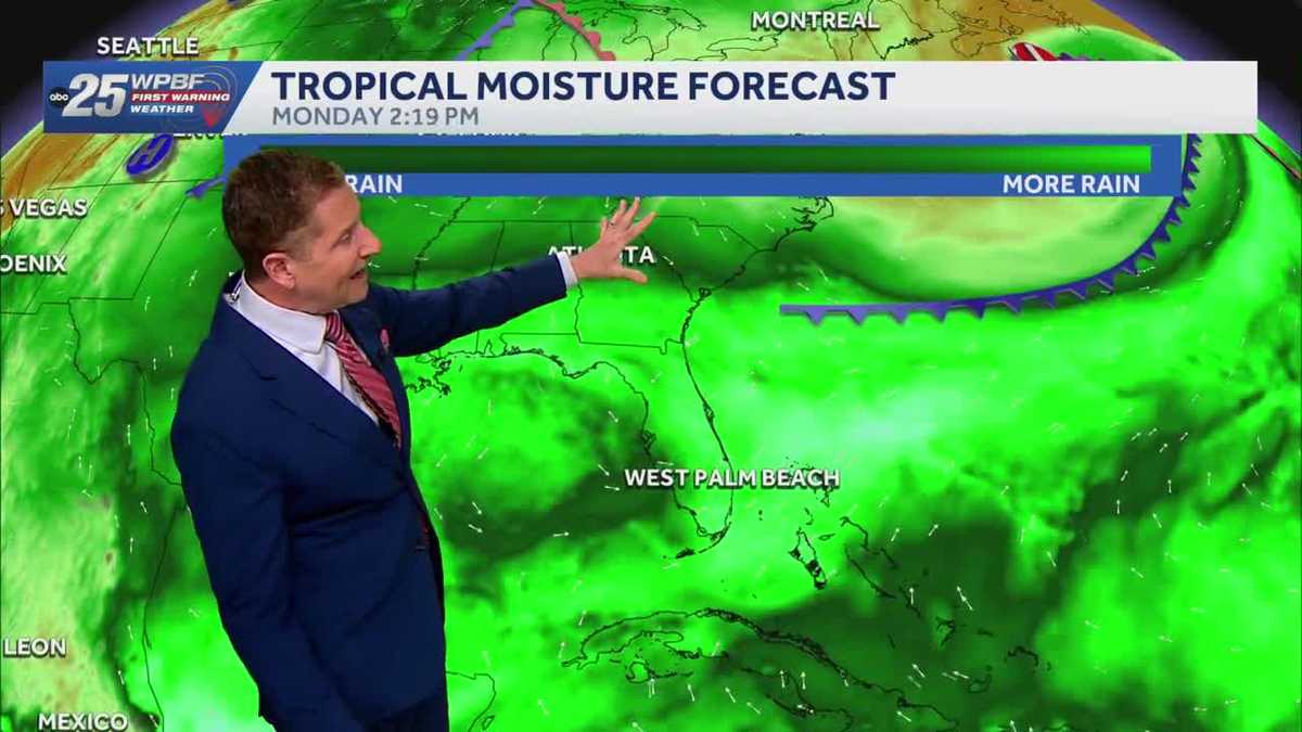 Heavy rainfall and high heat index forecast for South Florida