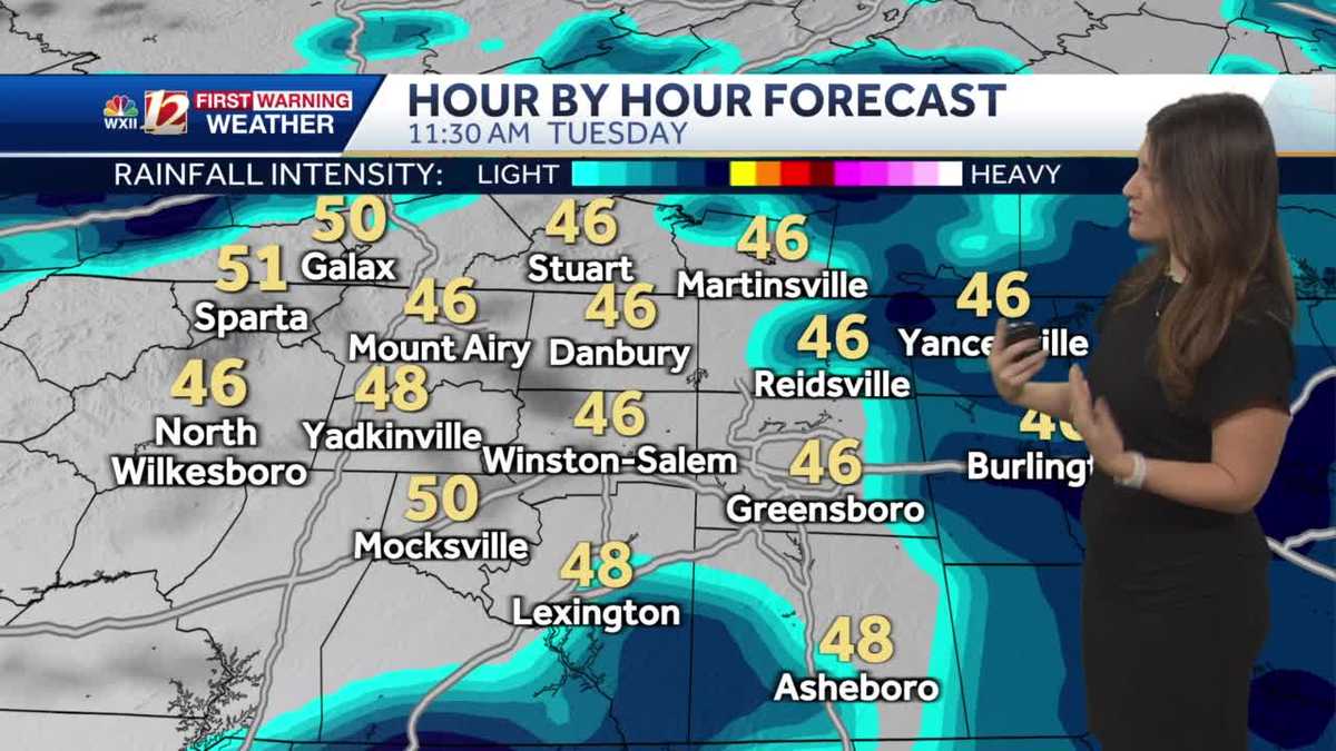 WATCH: Pleasant Monday Forecast, Rain For Tuesday Morning