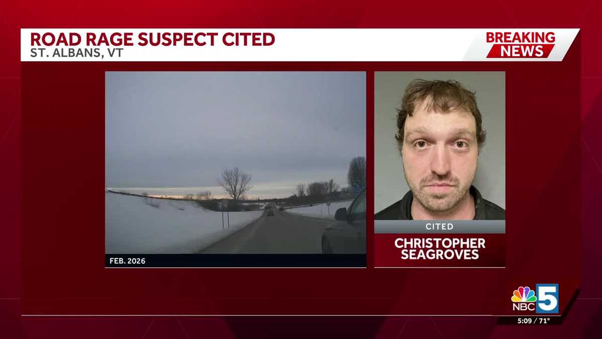 Christopher Seagroves charged in St. Albans road rage incident - WPTZ