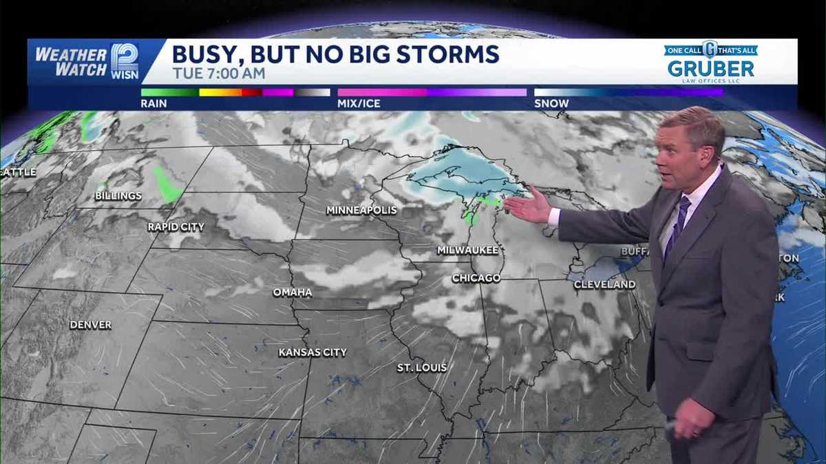 Busy week ahead for SE Wisconsin but no big storms