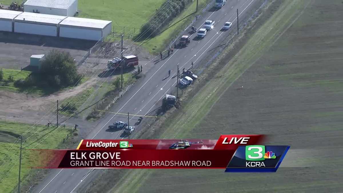 1 killed in 3vehicle crash on Elk Grove road