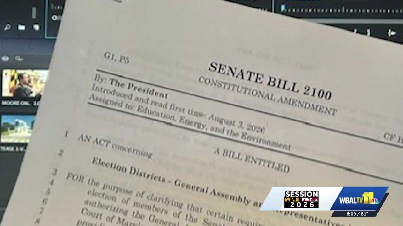 Maryland redistricting amendment heads to special session