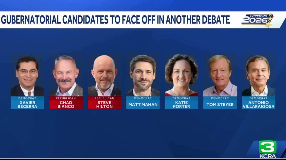 California governor candidates face off on key issues. Watch Wednesday ...