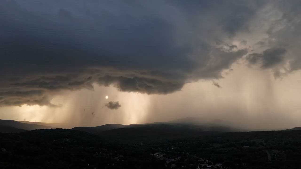 Video shows possible microburst hitting northern New Hampshire on Thursday night