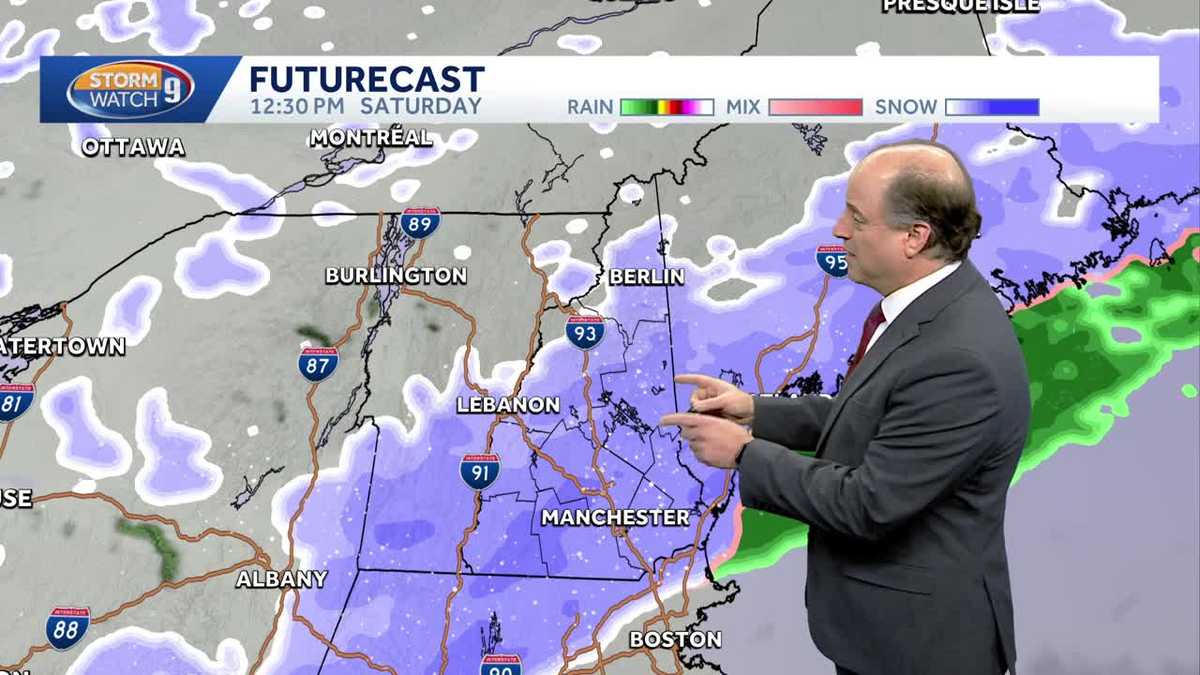 Video: Light snow to start weekend in New Hampshire