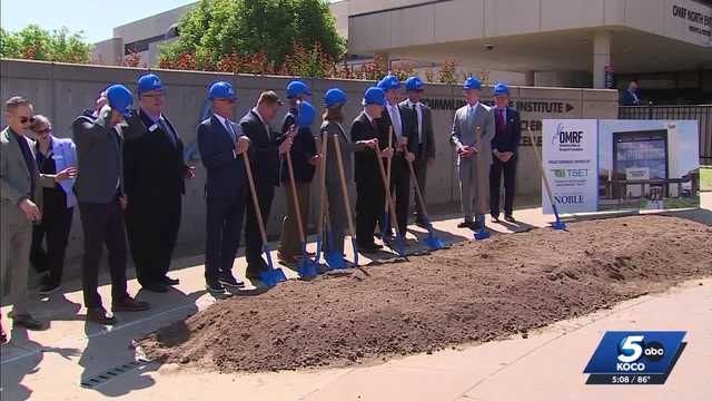 OMRF celebrates groundbreaking of new chronic illness research facility