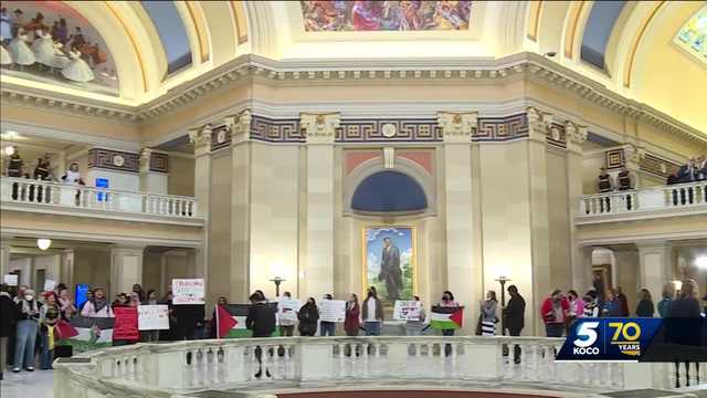 Protest breaks out at Oklahoma Capitol moments before governor's State of the State address - Vimarsana News