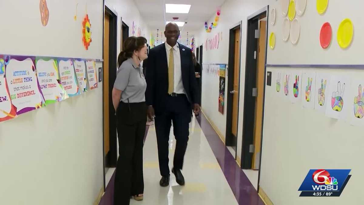 Jefferson Parish superintendent visits schools on first full day of classes