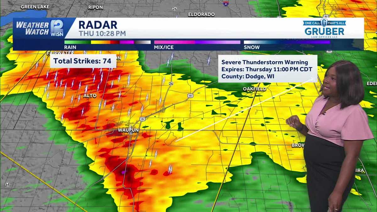Severe thunderstorm warnings issued for multiple SE Wisconsin counties