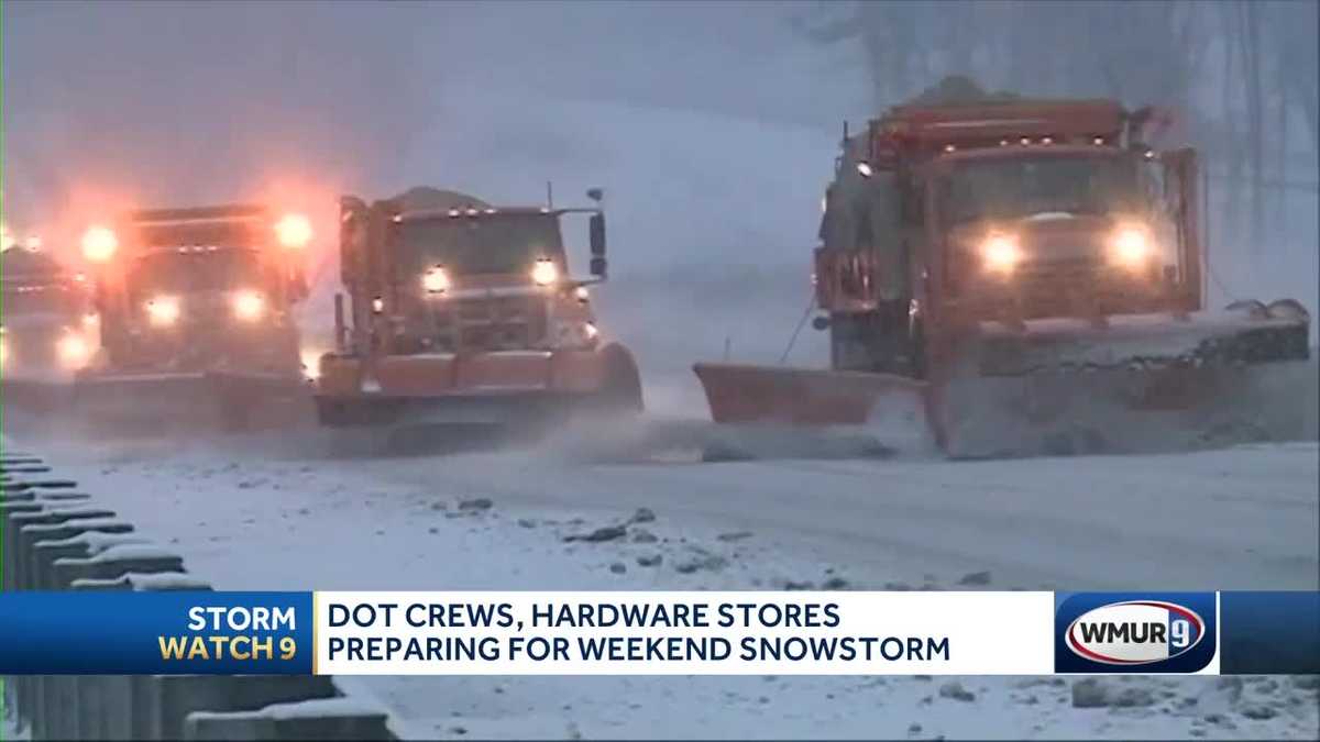 Plow drivers prepare for heavy snow