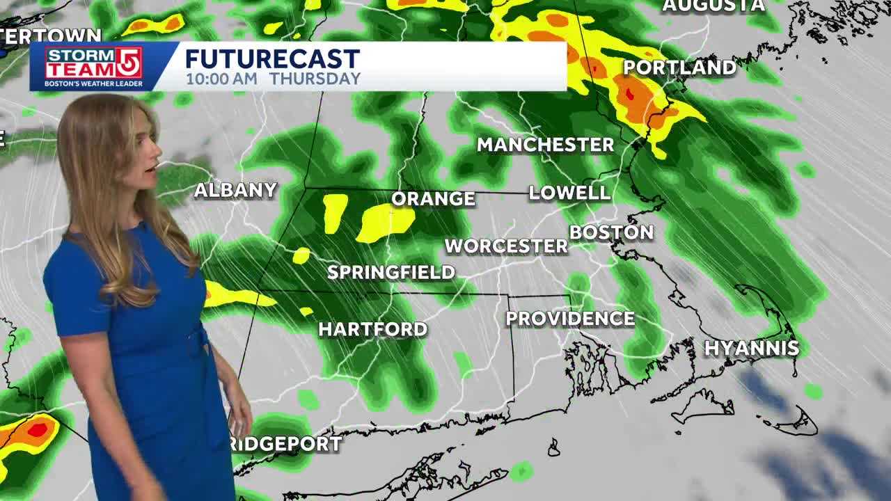 Video: Humidity moves in ahead of Thursday storms