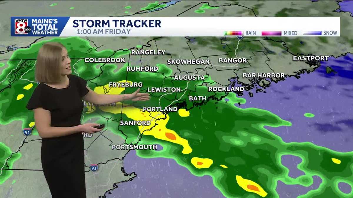 Rounds of rain before a weekend warmup